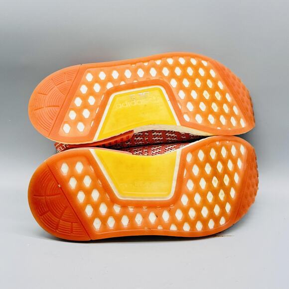 Adidas Shoes Womens 5.5 Pink White NMD R1 PK Primeknit Boost Running Sneakers - Picture 9 of 11